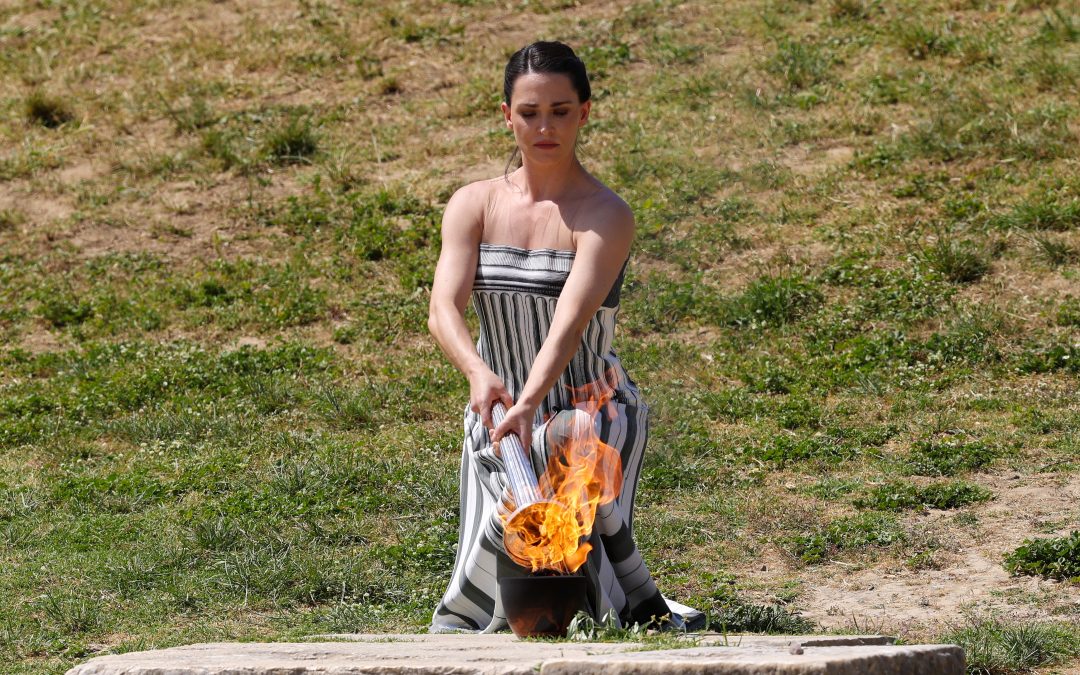 The Olympic flame is already on its way to Paris