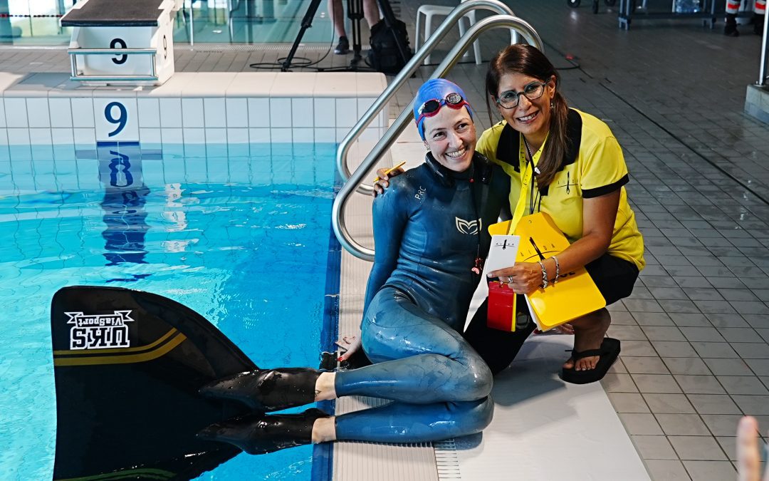 The exciting monofin diving, protagonist of the last day of the AIDA Freediving World Championships