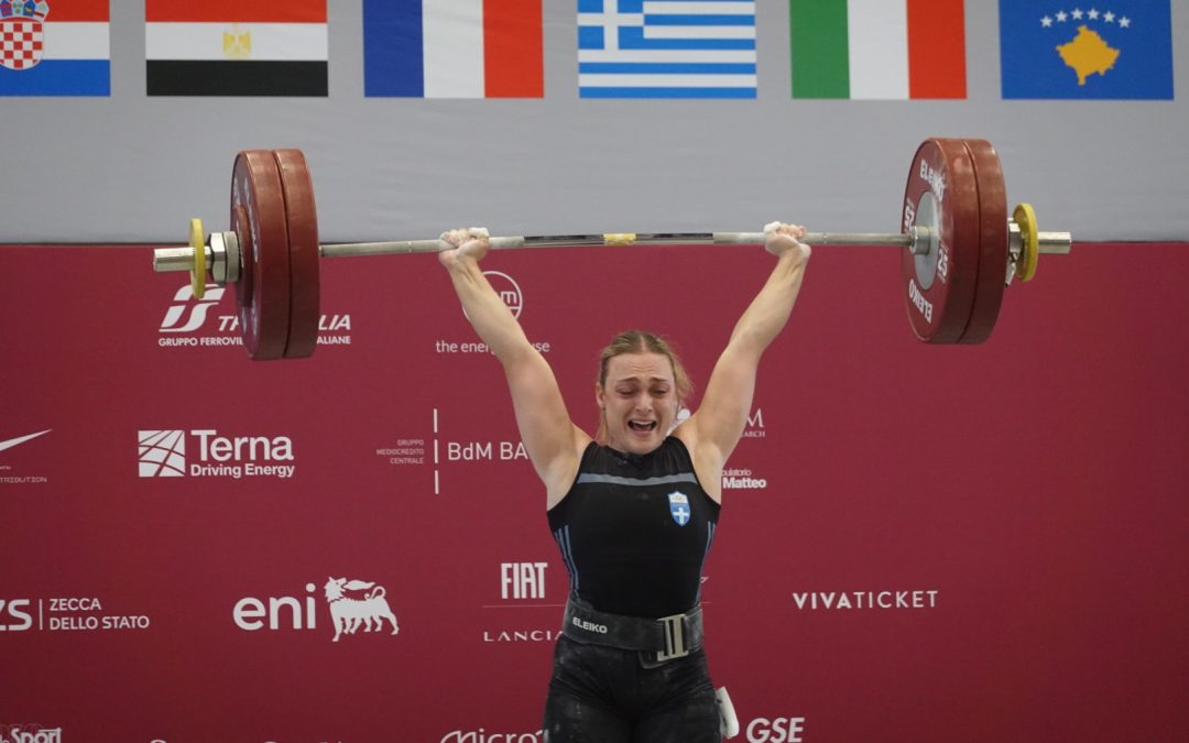 The Biologist Weightlifter who won silver in Taranto